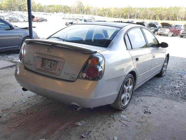 1N4BL11D12C167451 - 2002 NISSAN ALTIMA SE SILVER photo 4