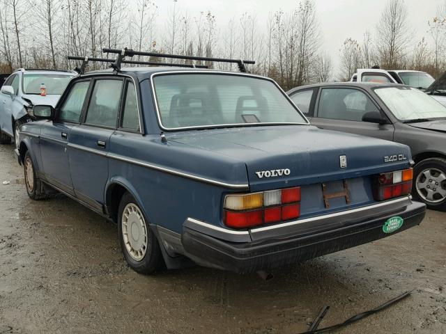 YV1AA8842L1406006 - 1990 VOLVO 240 BASE BLUE photo 3