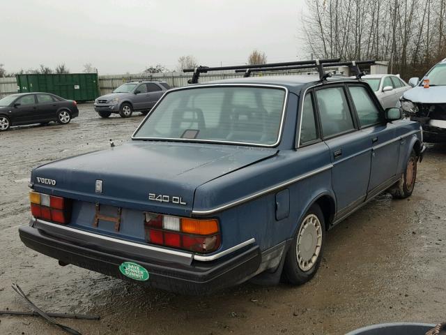 YV1AA8842L1406006 - 1990 VOLVO 240 BASE BLUE photo 4