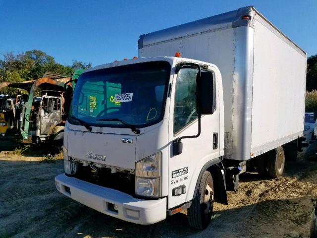 JALB4W178B7400912 - 2011 ISUZU NPR WHITE photo 2