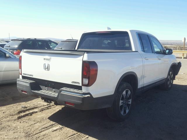 5FPYK3F58HB024889 - 2017 HONDA RIDGELINE WHITE photo 4