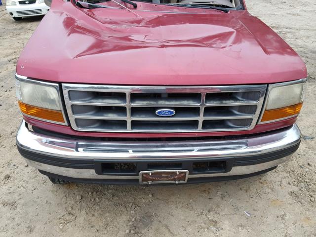 1FMEU15H3SLA86836 - 1995 FORD BRONCO U10 RED photo 7