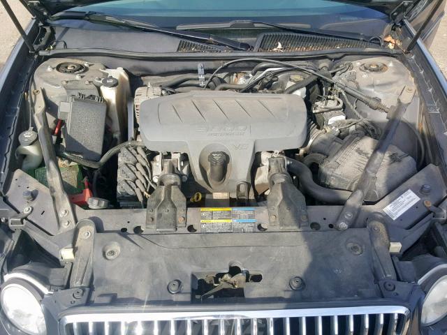 2G4WC582281171705 - 2008 BUICK LACROSSE C GRAY photo 7