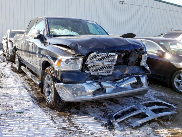 1C6RR7VT7JS291022 - 2018 RAM 1500 LARAM BLACK photo 1