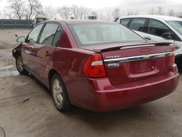1G1ZT54865F289040 - 2005 CHEVROLET MALIBU LS 勃艮第红 照片 3