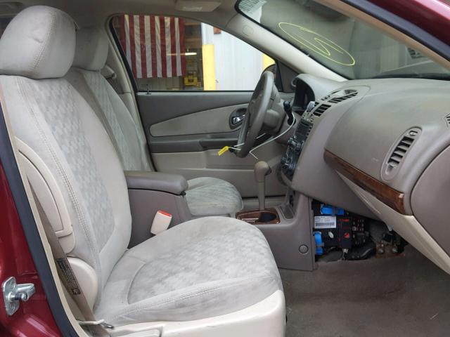 1G1ZT54865F289040 - 2005 CHEVROLET MALIBU LS 勃艮第红 照片 5