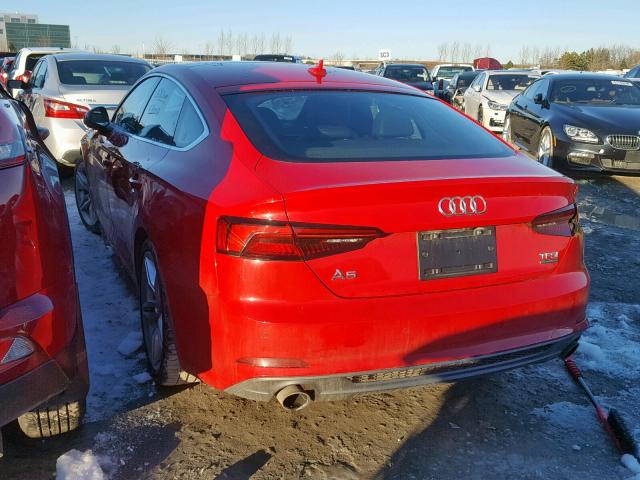 WAUFNCF51JA015731 - 2018 AUDI A5 PRESTIG RED photo 3