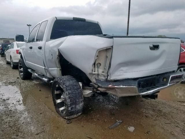 3D7KS28C65G705598 - 2005 DODGE RAM 2500 S WHITE photo 3