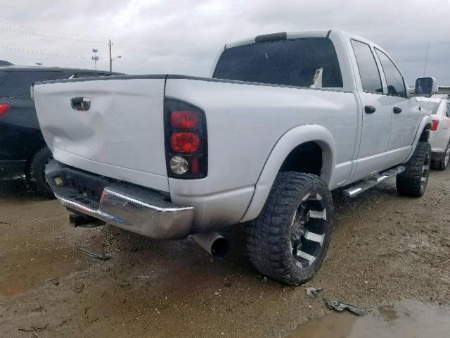 3D7KS28C65G705598 - 2005 DODGE RAM 2500 S WHITE photo 4