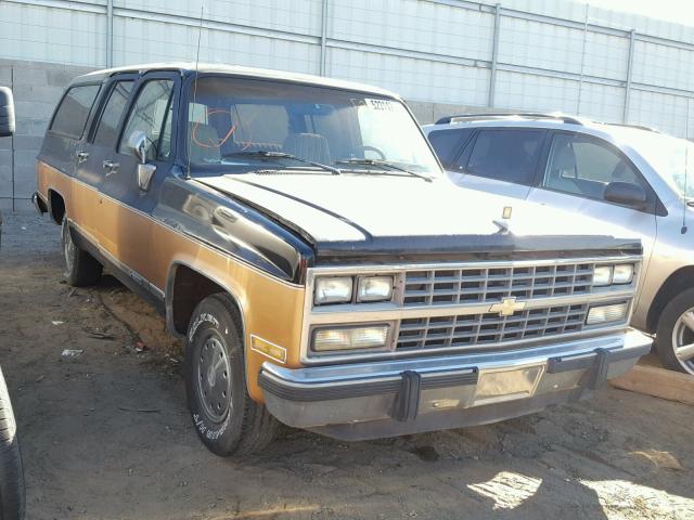 1GNER16KXMF103494 - 1991 CHEVROLET SUBURBAN R TWO TONE photo 1