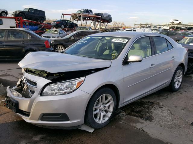 1G11C5SA5DF222754 - 2013 CHEVROLET MALIBU 1LT SILVER photo 2