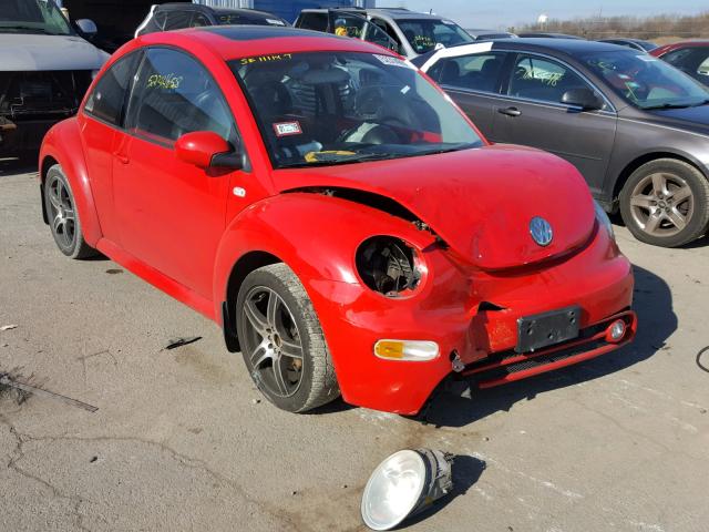 3VWDD21C42M420237 - 2002 VOLKSWAGEN NEW BEETLE RED photo 1