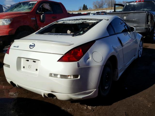 JN1AZ34E73T015506 - 2003 NISSAN 350Z COUPE WHITE photo 4