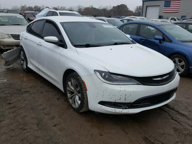 1C3CCCBG4FN757869 - 2015 CHRYSLER 200 S WHITE photo 1