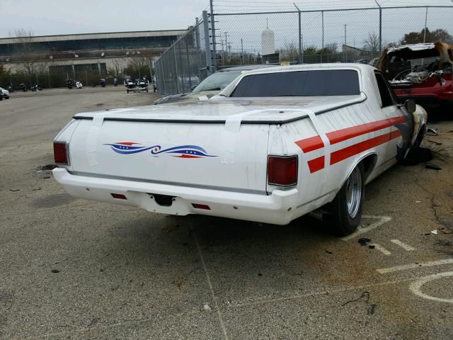 136801L154271 - 1971 CHEVROLET EL CAMINO WHITE photo 4