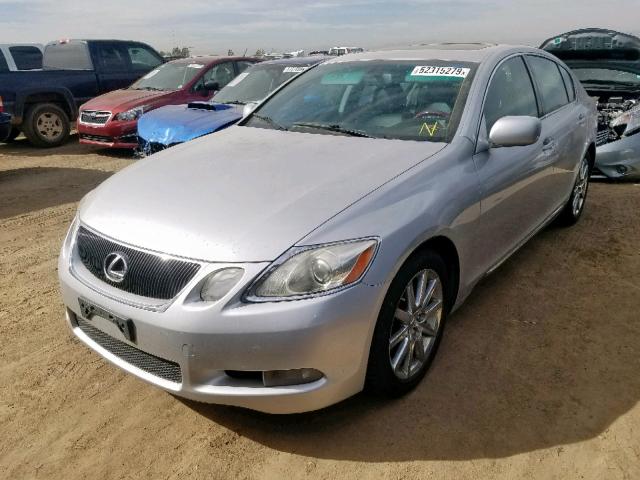 JTHBH96S865006850 - 2006 LEXUS GS 300 SILVER photo 2