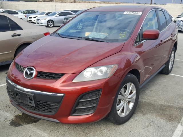 JM3ER2WL0A0349306 - 2010 MAZDA CX-7 BURGUNDY photo 2