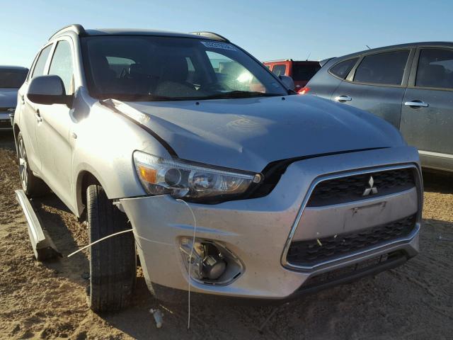 4A4AP4AU0EE022625 - 2014 MITSUBISHI OUTLANDER SILVER photo 1