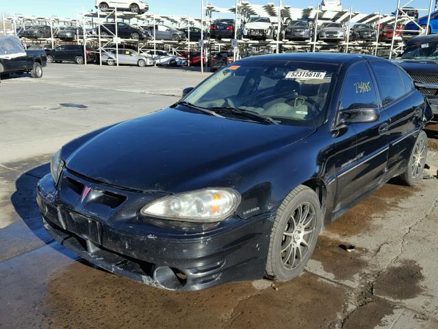 1G2NW52E8XM861671 - 1999 PONTIAC GRAND AM G BLACK photo 2