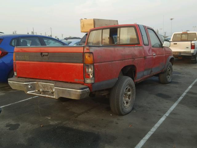 1N6HD16Y5NC342900 - 1992 NISSAN TRUCK KING RED photo 4