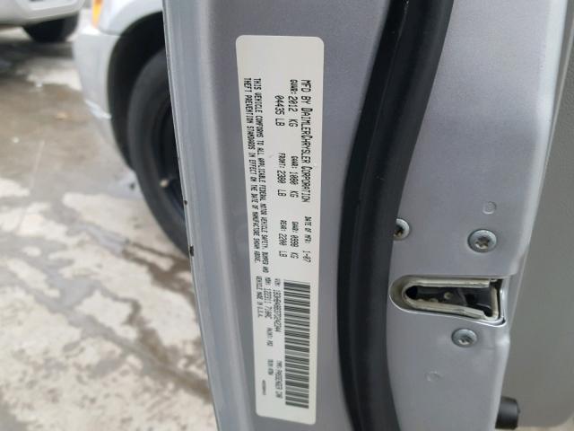 1B3HB48B37D242344 - 2007 DODGE CALIBER SX SILVER photo 10