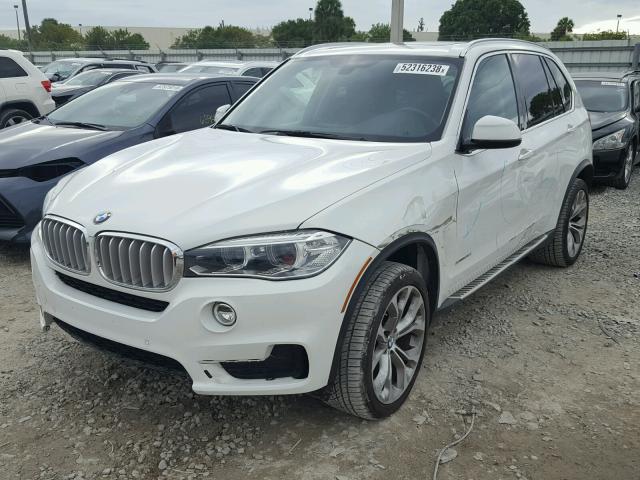 5UXKR2C50E0C01357 - 2014 BMW X5 SDRIVE3 WHITE photo 2