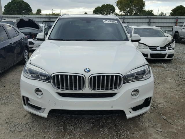 5UXKR2C50E0C01357 - 2014 BMW X5 SDRIVE3 WHITE photo 9