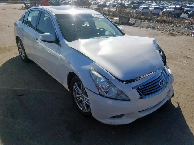 JN1CV6AP6BM303764 - 2011 INFINITI G37 BASE WHITE photo 1