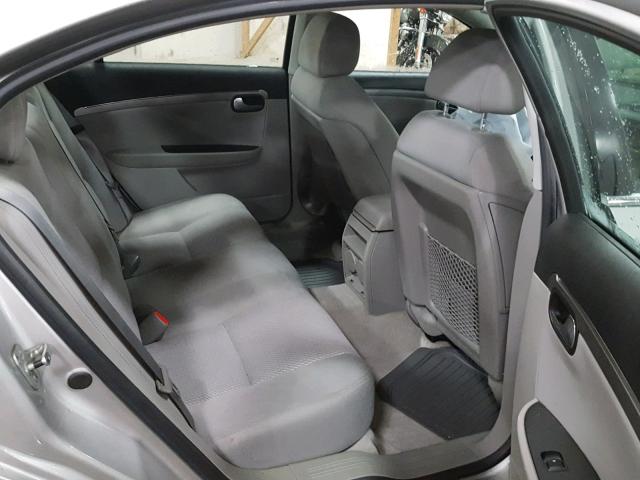 1G8ZS57N88F150165 - 2008 SATURN AURA XE SILVER photo 6