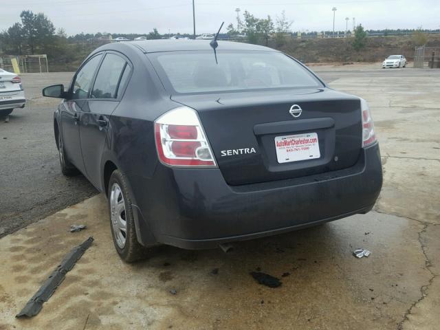 3N1AB61E08L674534 - 2008 NISSAN SENTRA 2.0 BLACK photo 3