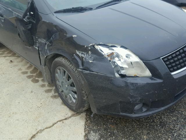 3N1AB61E08L674534 - 2008 NISSAN SENTRA 2.0 BLACK photo 9