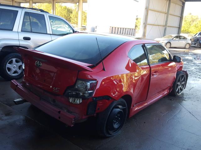 JTKJF5C71F3089991 - 2015 TOYOTA SCION TC RED photo 4