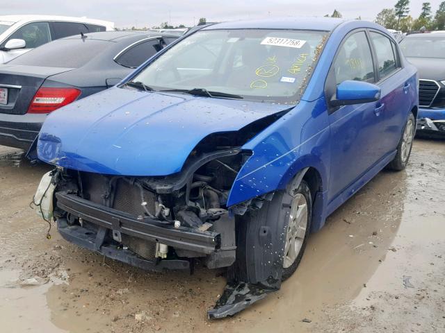 3N1AB6APXAL629026 - 2010 NISSAN SENTRA 2.0 BLUE photo 2