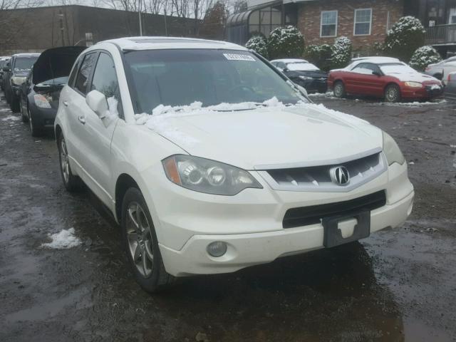 5J8TB18237A014533 - 2007 ACURA RDX WHITE photo 1