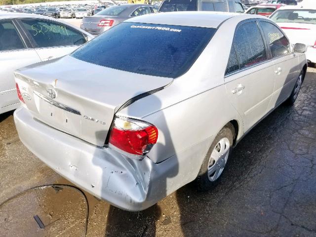 4T1BE32KX6U714581 - 2006 TOYOTA CAMRY LE SILVER photo 4
