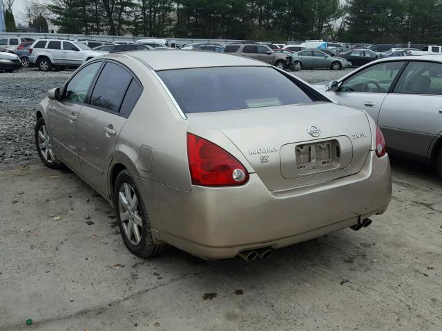 1N4BA41E96C807847 - 2006 NISSAN MAXIMA SE GOLD photo 3