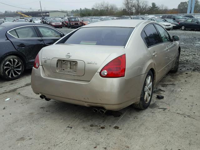 1N4BA41E96C807847 - 2006 NISSAN MAXIMA SE GOLD photo 4