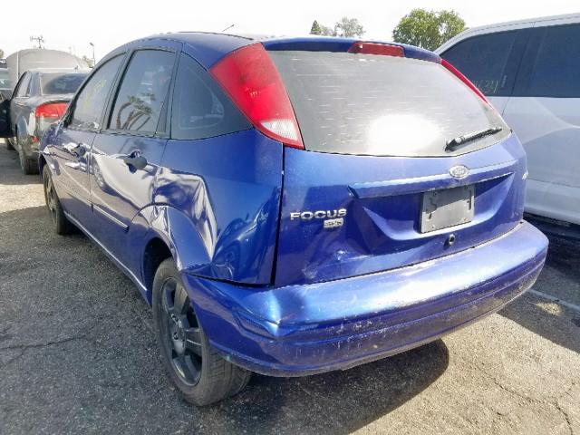 1FAHP37N06W225919 - 2006 FORD FOCUS ZX5 BLUE photo 3