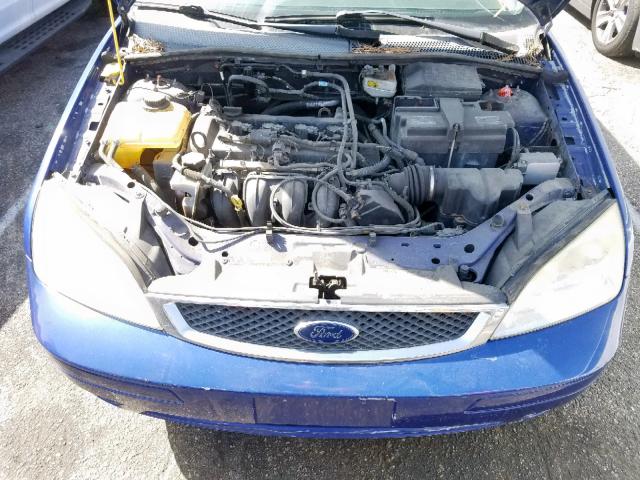 1FAHP37N06W225919 - 2006 FORD FOCUS ZX5 BLUE photo 7