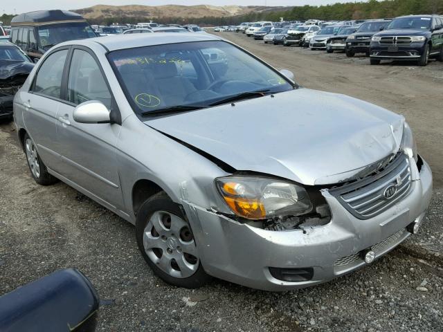 KNAFE121485533455 - 2008 KIA SPECTRA EX SILVER photo 1