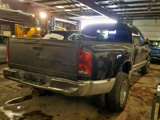 3D7MA48C64G224532 - 2004 DODGE RAM 3500 S BLACK photo 4