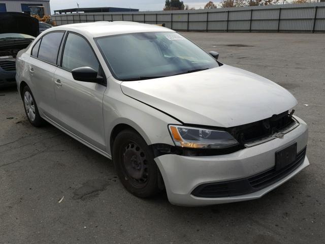 3VW2K7AJ2CM354345 - 2012 VOLKSWAGEN JETTA BASE SILVER photo 1