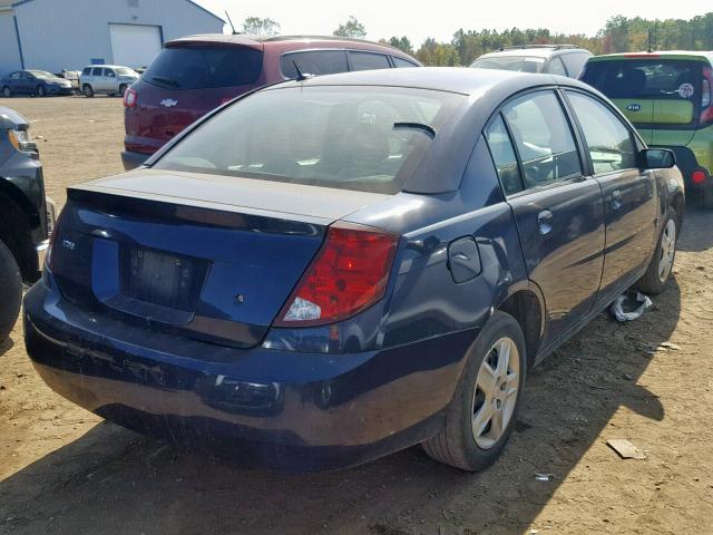 1G8AJ55FX7Z198078 - 2007 SATURN ION LEVEL BLUE photo 4