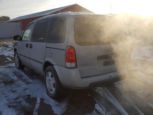 1GNDU23167D198258 - 2007 CHEVROLET UPLANDER L ვერცხლისფერი ფოტო 3