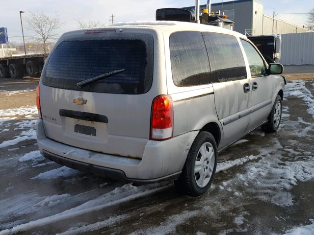 1GNDU23167D198258 - 2007 CHEVROLET UPLANDER L ვერცხლისფერი ფოტო 4