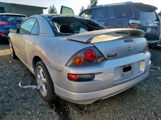 4A3AC44G04E037288 - 2004 MITSUBISHI ECLIPSE GS SILVER photo 3