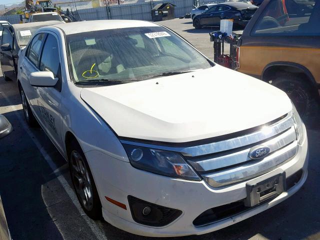 3FAHP0HA2BR311076 - 2011 FORD FUSION SE WHITE photo 1