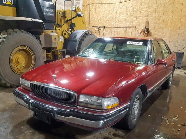 1G4CW52L3RH629049 - 1994 BUICK PARK AVENU RED photo 2