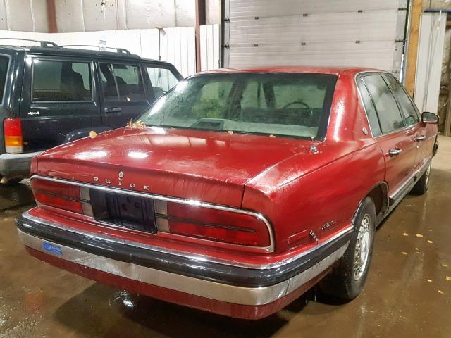 1G4CW52L3RH629049 - 1994 BUICK PARK AVENU RED photo 4