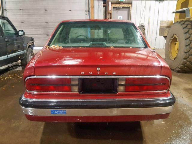 1G4CW52L3RH629049 - 1994 BUICK PARK AVENU RED photo 9